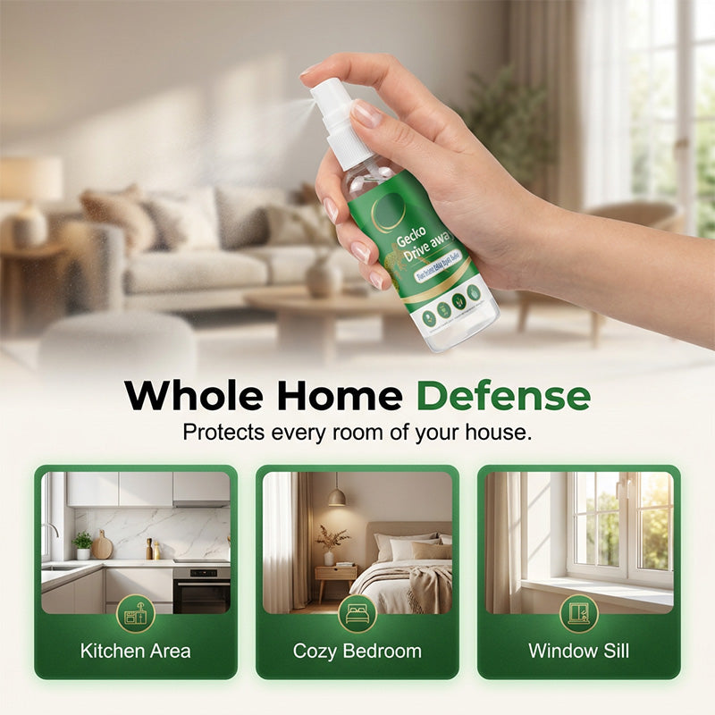 Spray répulsif pour geckos sans danger pour toute la famille