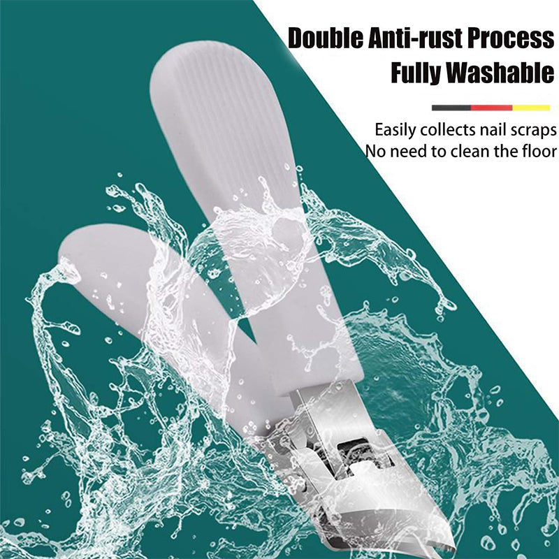 📢📢 50% DE RÉDUCTION !! ⏰ Coupe-ongles incliné anti-éclaboussures à large ouverture