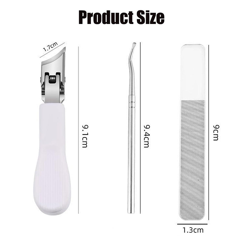 📢📢 50% DE RÉDUCTION !! ⏰ Coupe-ongles incliné anti-éclaboussures à large ouverture