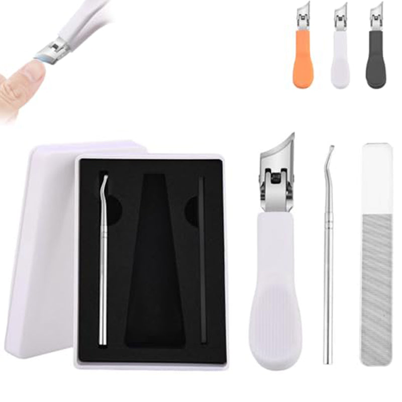 📢📢 50% DE RÉDUCTION !! ⏰ Coupe-ongles incliné anti-éclaboussures à large ouverture