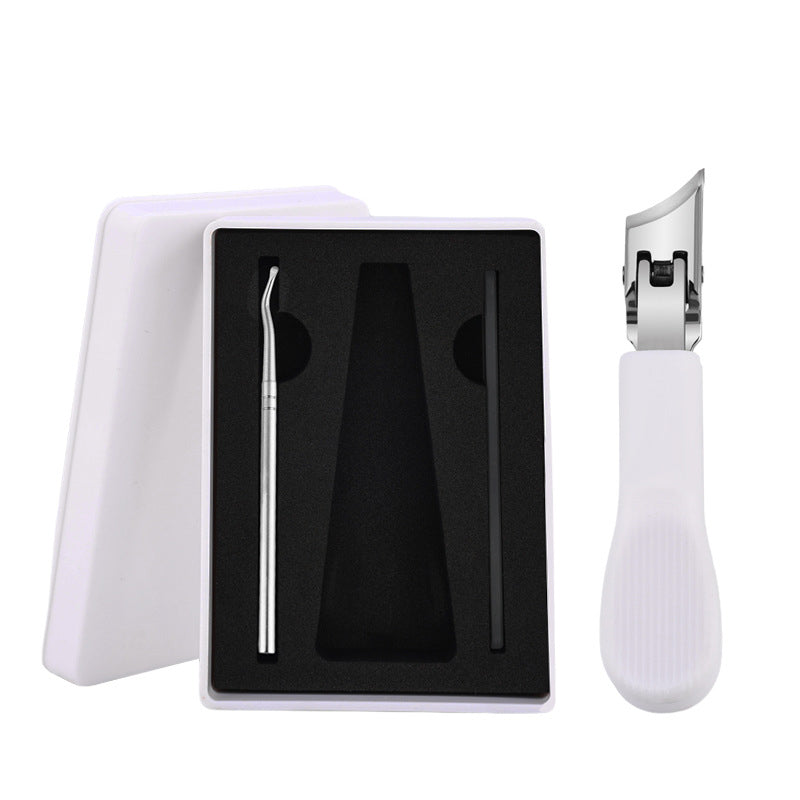 📢📢 50% DE RÉDUCTION !! ⏰ Coupe-ongles incliné anti-éclaboussures à large ouverture