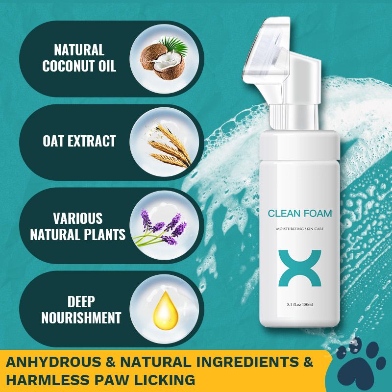 ✨Mousse nettoyante pour pattes d'animaux
