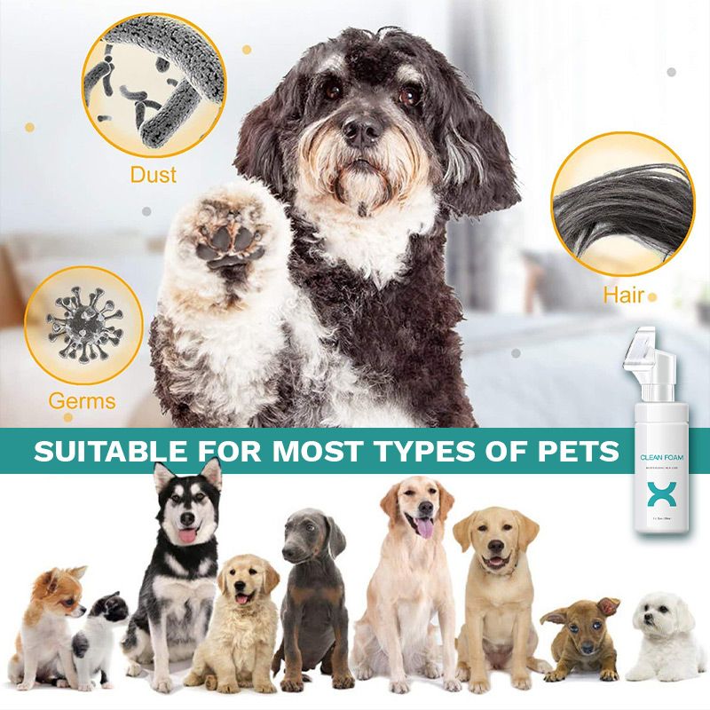 ✨Mousse nettoyante pour pattes d'animaux