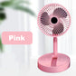 🌀🔋Ventilateur Télescopique Pliable Rechargeable USB – Silencieux, 180° Rotatif, 4 Vitesses, Portable ✨