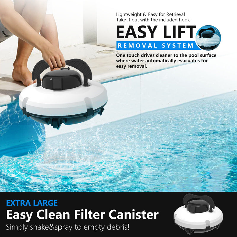 Nettoyeur de piscine robotisé sans fi