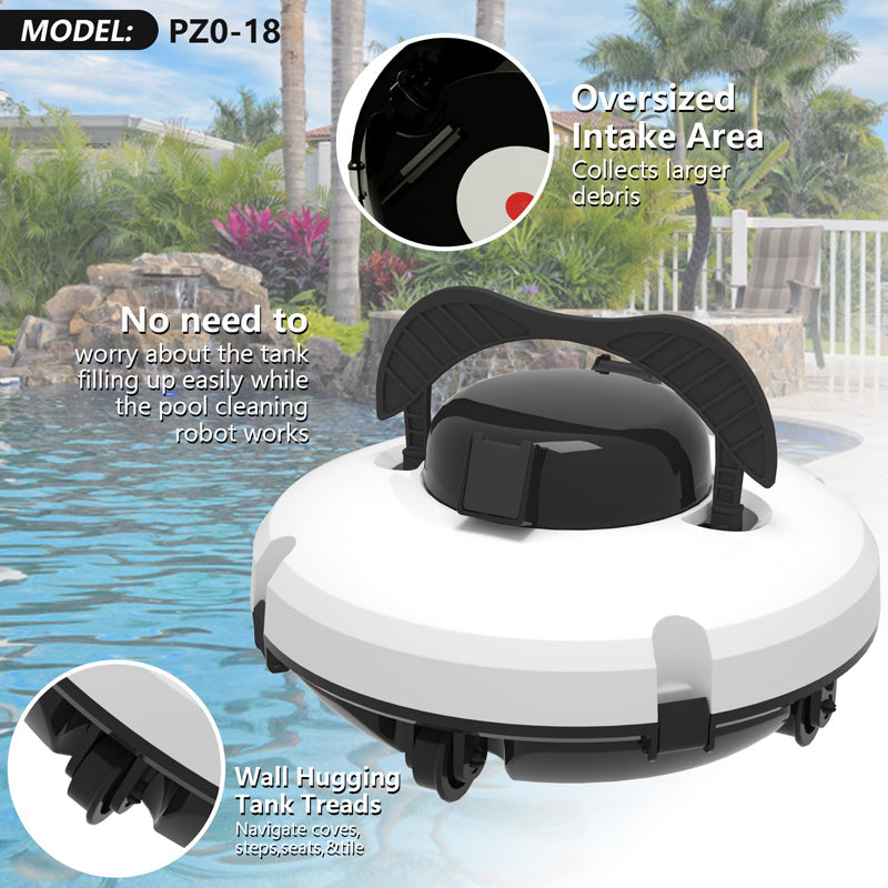 Nettoyeur de piscine robotisé sans fi