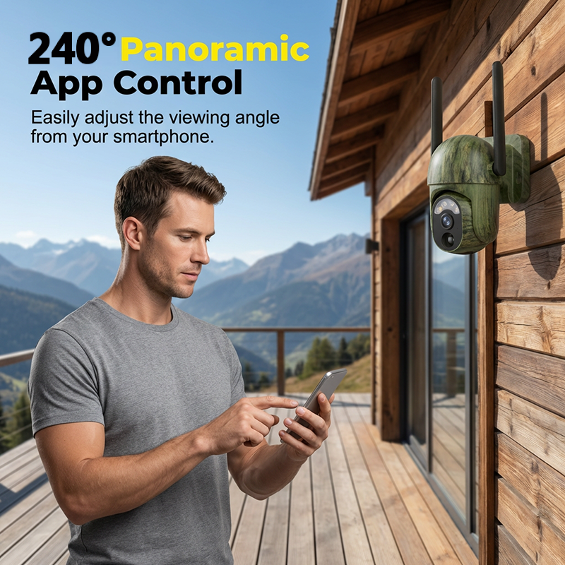 🥳PROMOTION EXCEPTIONNELLE 2026🥳💞Plus de 50 000 unités vendues !🏡⚡ 50 % de réduction ! Caméra solaire à vision nocturne – Panorama 240°, alertes de mouvement. Résistante aux intempéries. Un système de sécurité intelligent et performant. 🌟🔒