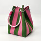🏆🌴 VENTE LIMITÉE -50% ! Sac Bandoulière Bohème Tricoté à Rayures – Tissé à la Main, Été/Plage, 8+ Couleurs, 17×16×23 cm