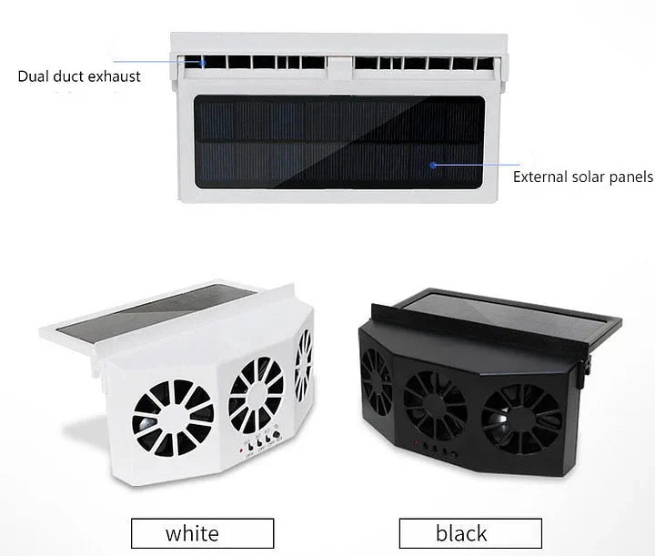 Le nouvel artefact de refroidissement de voiture solaire [ventilateur d'extraction de circulation d'air]