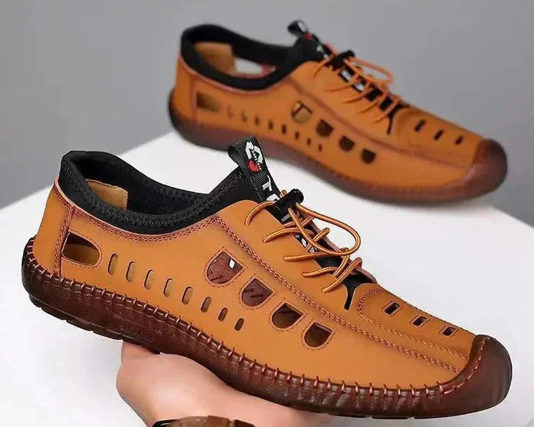🎉Chaussures de randonnée creuses en cuir souple🎉 - Achetez-en 2, livraison gratuite