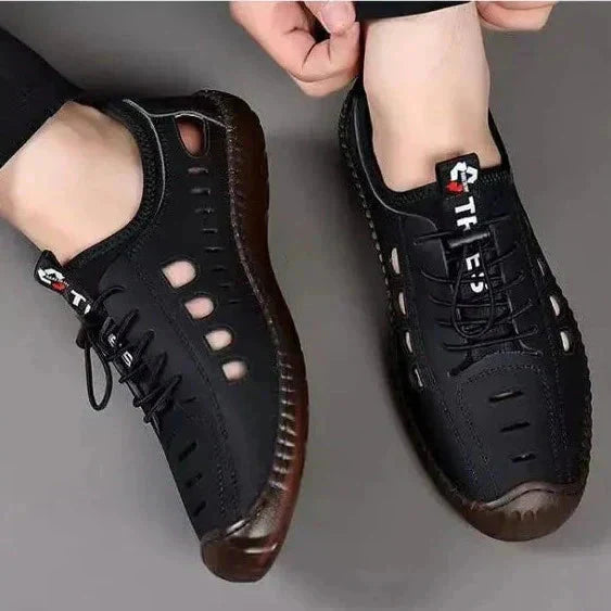 🎉Chaussures de randonnée creuses en cuir souple🎉 - Achetez-en 2, livraison gratuite