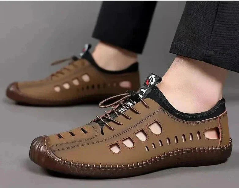 🎉Chaussures de randonnée creuses en cuir souple🎉 - Achetez-en 2, livraison gratuite