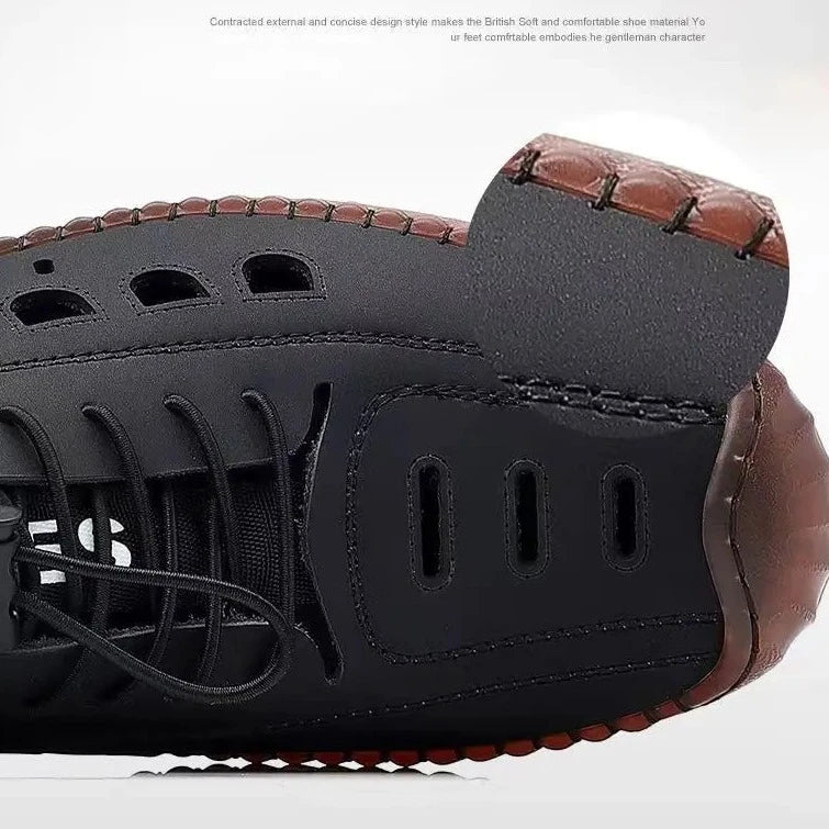 🎉Chaussures de randonnée creuses en cuir souple🎉 - Achetez-en 2, livraison gratuite