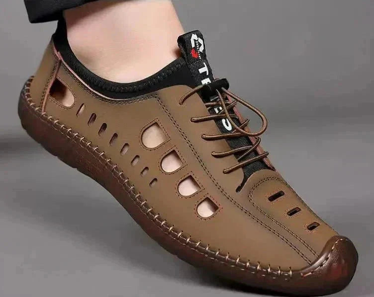 🎉Chaussures de randonnée creuses en cuir souple🎉 - Achetez-en 2, livraison gratuite