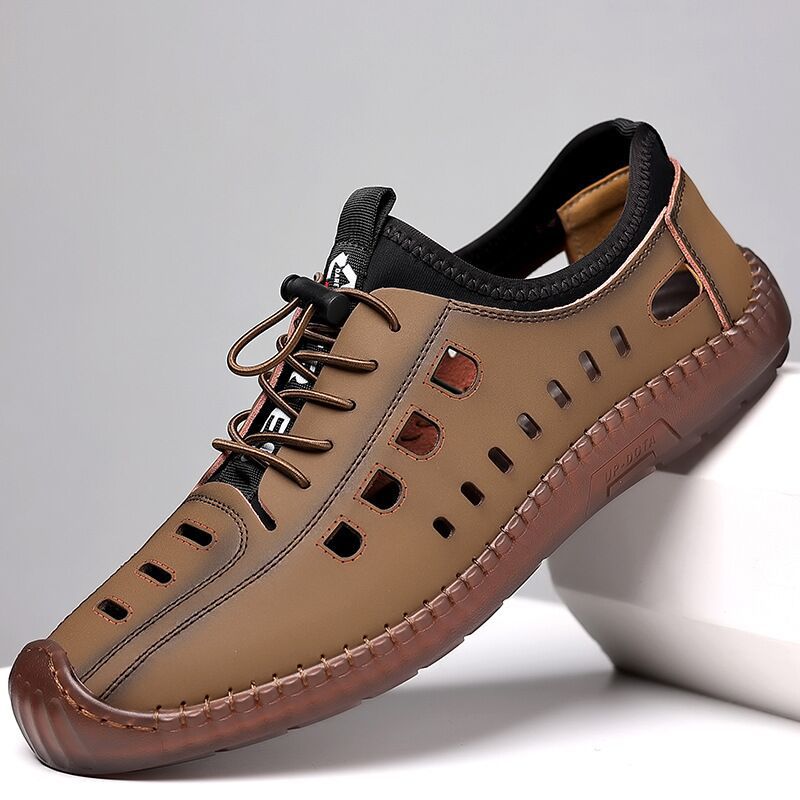 🎉Chaussures de randonnée creuses en cuir souple🎉 - Achetez-en 2, livraison gratuite
