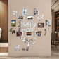 📢📢50 % DE RÉDUCTION !! ⏰Sticker mural cadre photo arbre généalogique 3D
