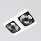Ventilateur de plafond moderne 2 en 1 avec éclairage LED