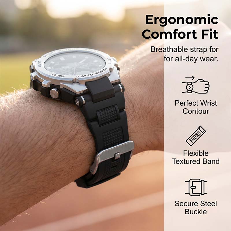 🔥🔥Montre de sport multifonction pour homme