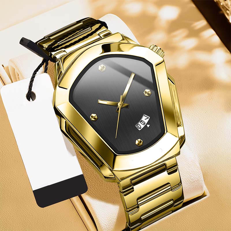 ⏳Offre limitée dans le temps : 50 % de réduction⏰Montre à quartz pour homme en forme de losange⌚
