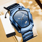 ⏳Offre limitée dans le temps : 50 % de réduction⏰Montre à quartz pour homme en forme de losange⌚