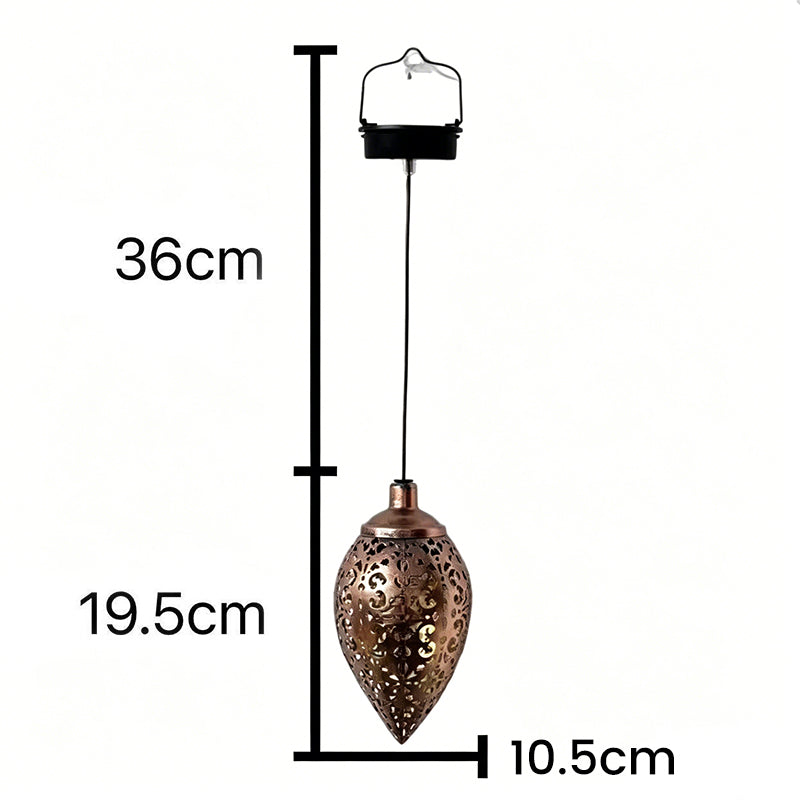 🔥Lanterne solaire en forme de larme pour la décoration de jardin