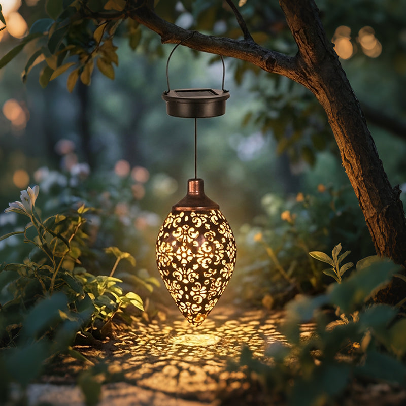 🔥Lanterne solaire en forme de larme pour la décoration de jardin