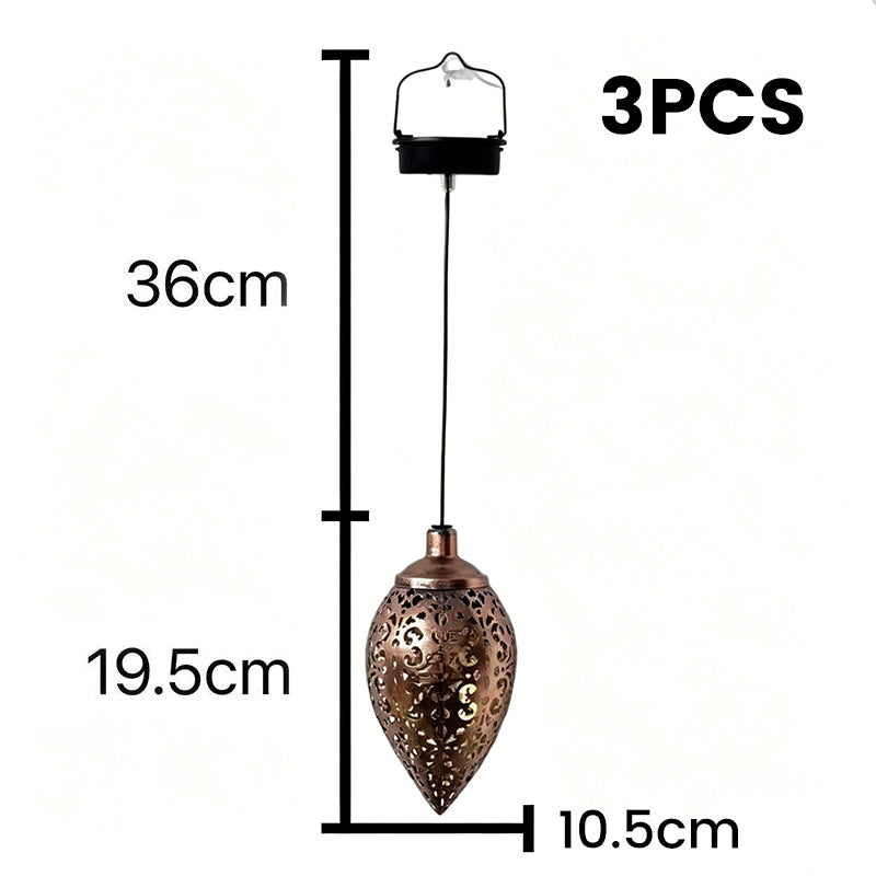🔥Lanterne solaire en forme de larme pour la décoration de jardin