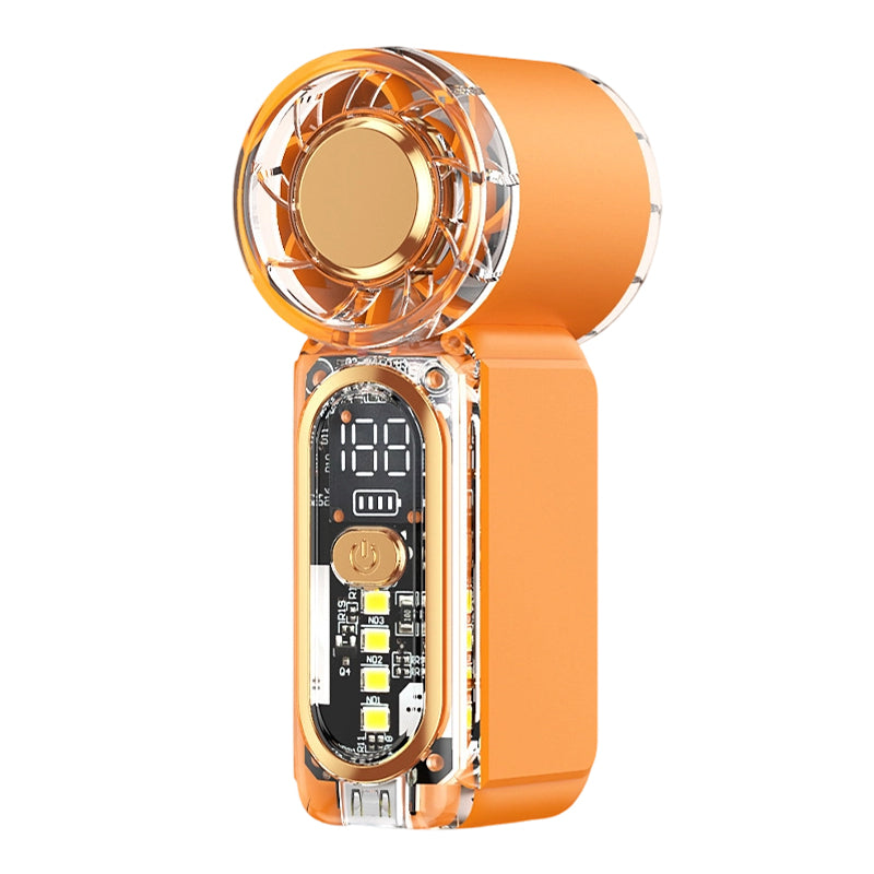 Ventilateur portable avec affichage numérique