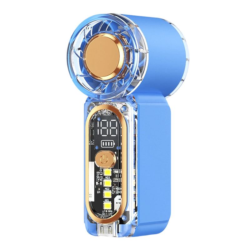 Ventilateur portable avec affichage numérique