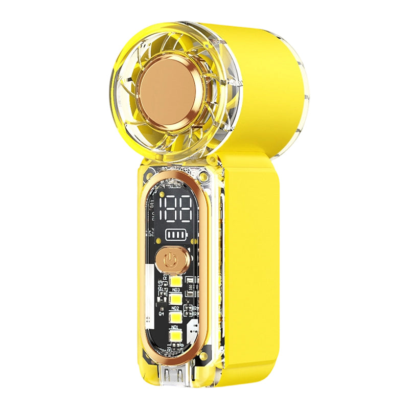 Ventilateur portable avec affichage numérique