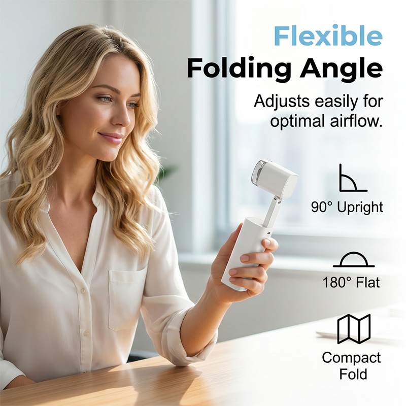 Ventilateur portable pliable avec lumière
