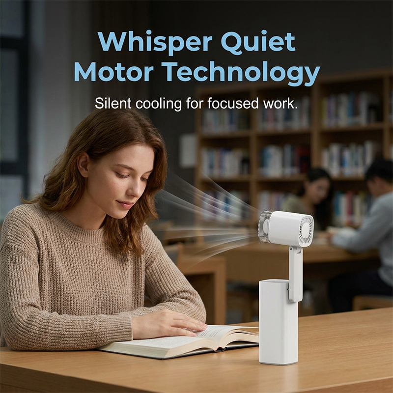 Ventilateur portable pliable avec lumière