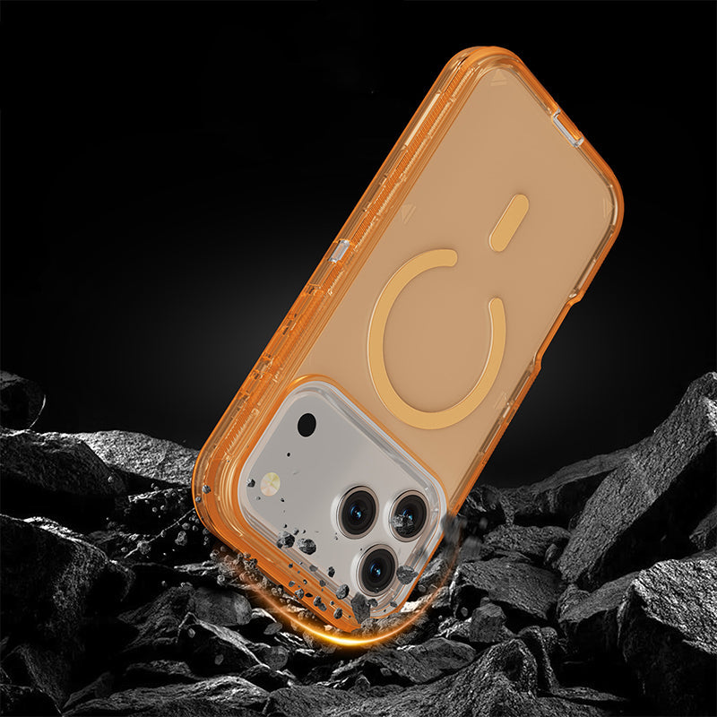 Étui de téléphone magnétique transparent antichoc avec fermeture magnétique puissante – Anti-jaunissement, protection à 360°, design fin ✨