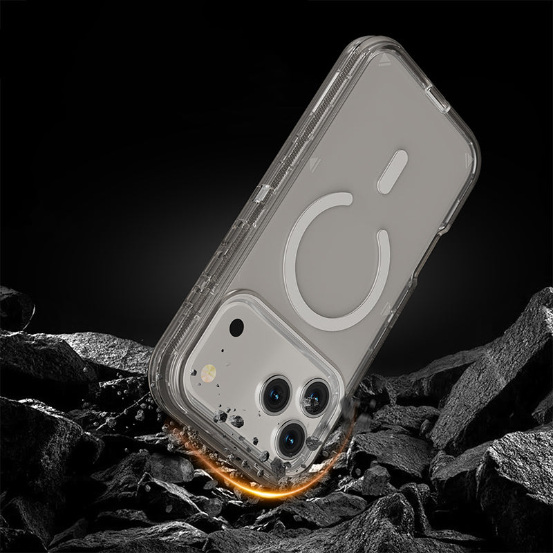 Étui de téléphone magnétique transparent antichoc avec fermeture magnétique puissante – Anti-jaunissement, protection à 360°, design fin ✨