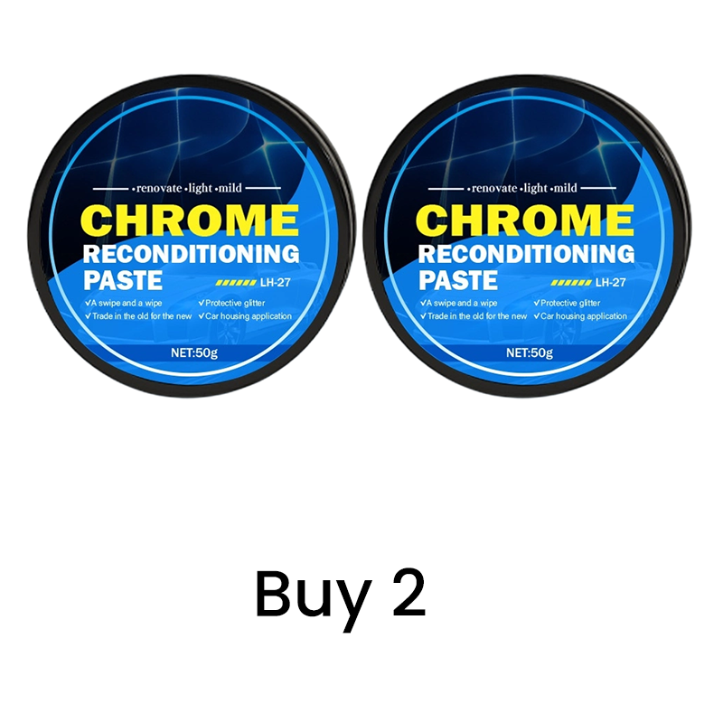 Pâte de restauration pour chromes de voiture