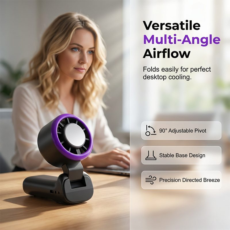 Ventilateur portable à affichage numérique 199 vitesses