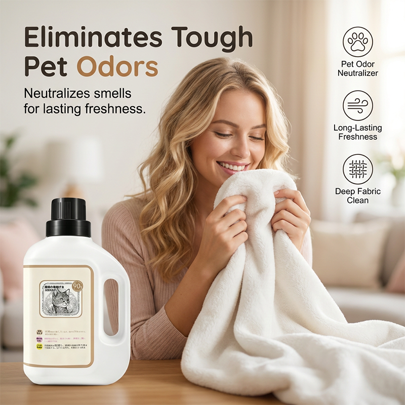 Lessive pour éliminer les poils d'animaux