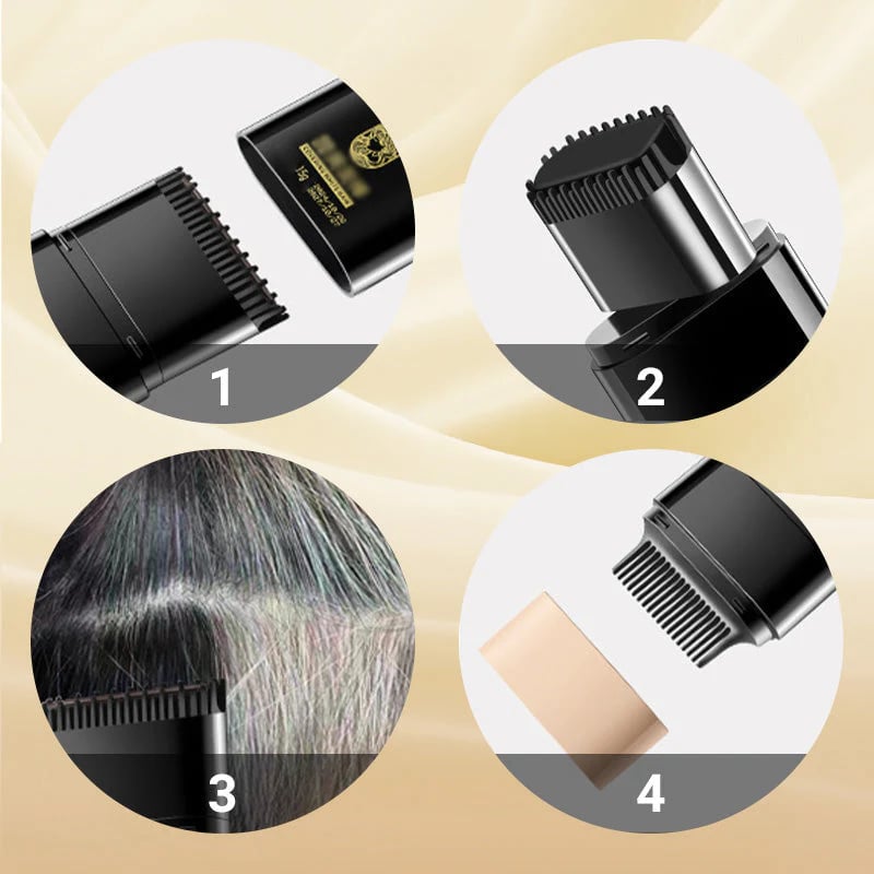 ⏰50 % de réduction !!✨Bâtonnet de coloration capillaire instantanée avec peigne intégré🔥