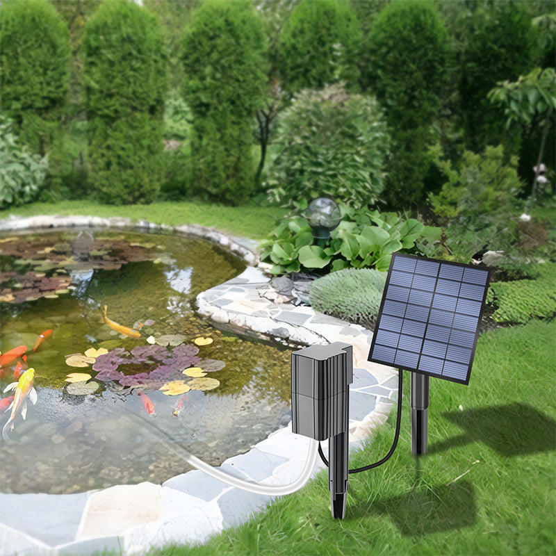 🐟🐟Aérateur solaire pour bassin avec pompe à air