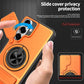 📱PROMO FLASH 50%🔋Coque Samsung Protection Lourde – Cache Caméra Coulissant, Anneau Support 360°, Compatible MagSafe, Double Couche, 5 Couleurs✨
