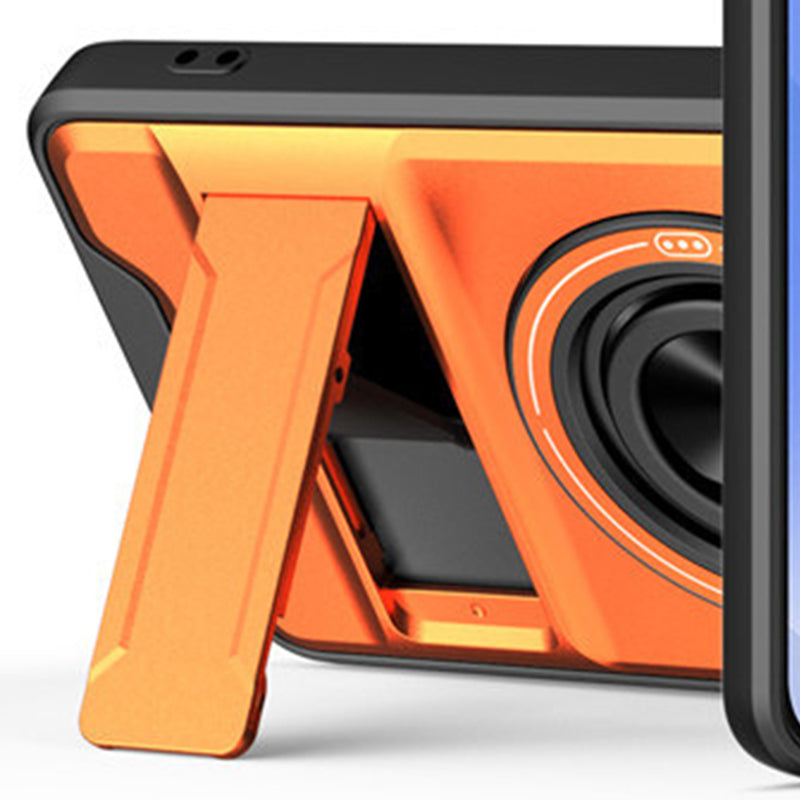 📱PROMO FLASH 50%🔋Coque Samsung Protection Lourde – Cache Caméra Coulissant, Anneau Support 360°, Compatible MagSafe, Double Couche, 5 Couleurs✨