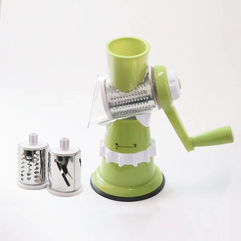 Râpe à fromage rotative 3 en 1 et coupe-légumes