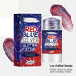 Bâtonnet à paillettes tout-en-un - Paillettes rouges, bleues et argentées