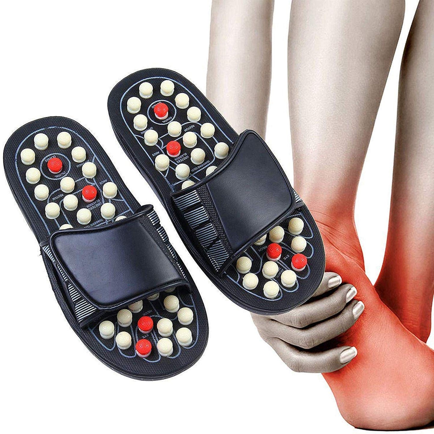 🩴Chaussons d'acupression et de magnétothérapie