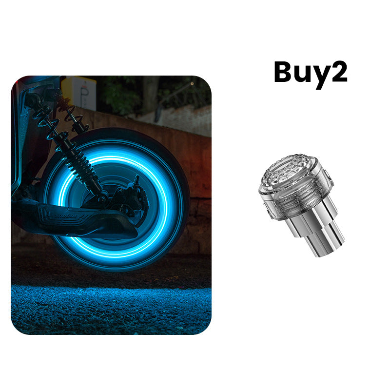 🔥Lampe de bouchon de valve de moto sans fil✨
