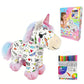 Kit de peluche licorne à colorier soi-même
