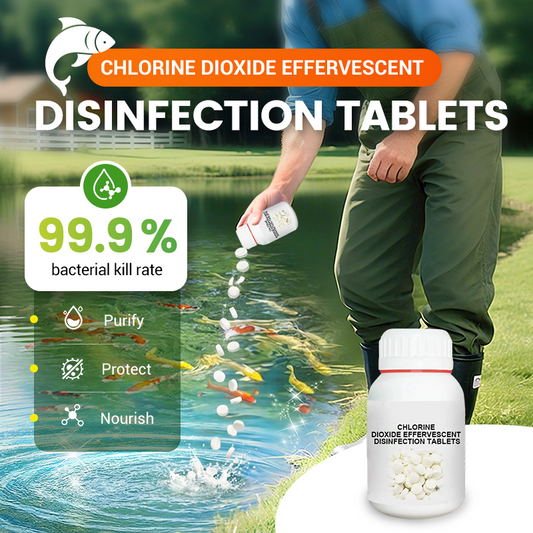 📢📢50 % DE RÉDUCTION !!!⏰Comprimés effervescents de désinfection au dioxyde de chlore