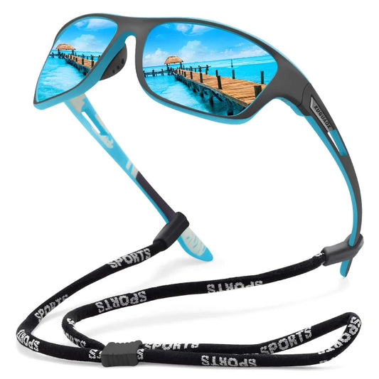 📢📢50 % DE RÉDUCTION !!!⏰Lunettes de soleil de sport outdoor pour homme 2026 avec verres polarisés anti-éblouissement