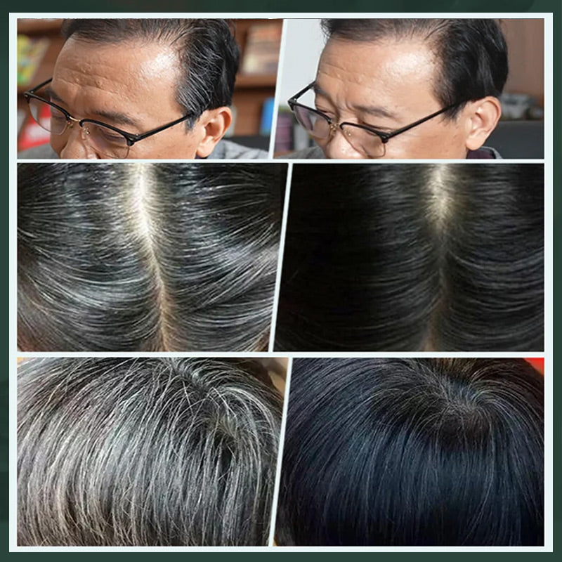 Teinture capillaire végétale à peigne