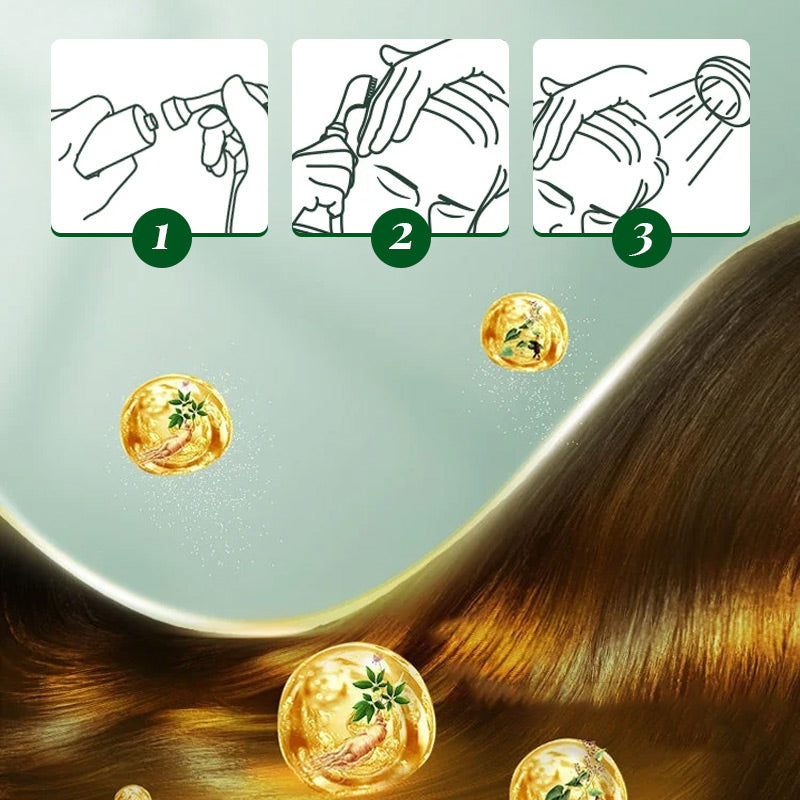 Teinture capillaire végétale à peigne